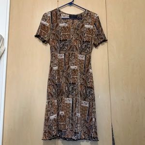Vintage brown dress